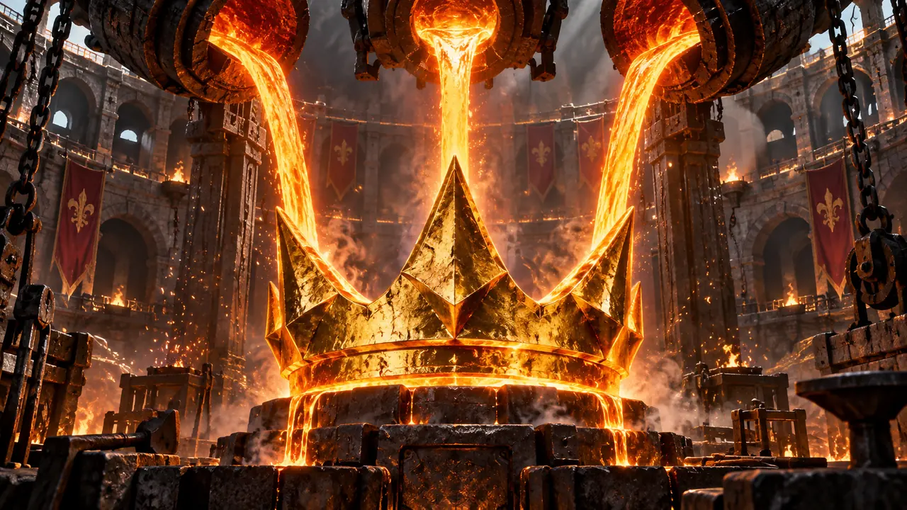 Original editorial scene representing Hot Slot 777 Gold Crown
